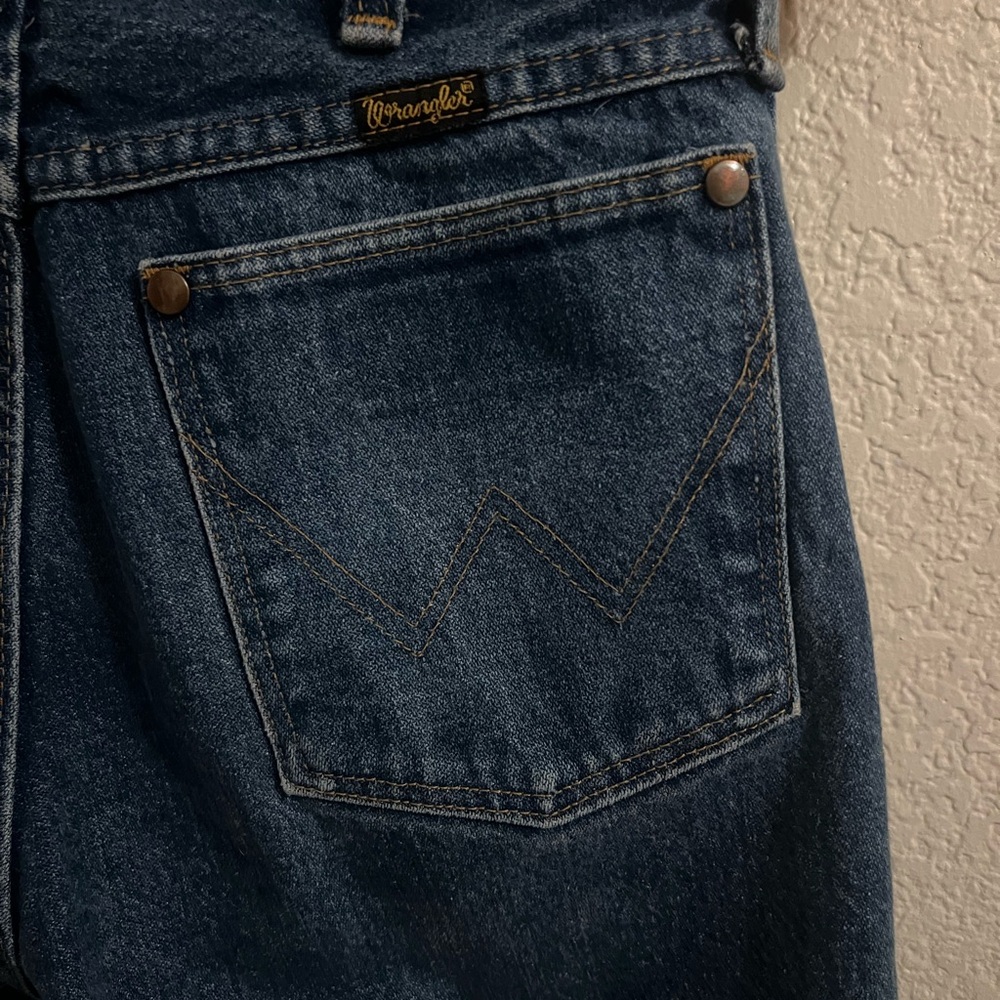 Wrangler Dark Blue Cowboy Cut Denim Jeans